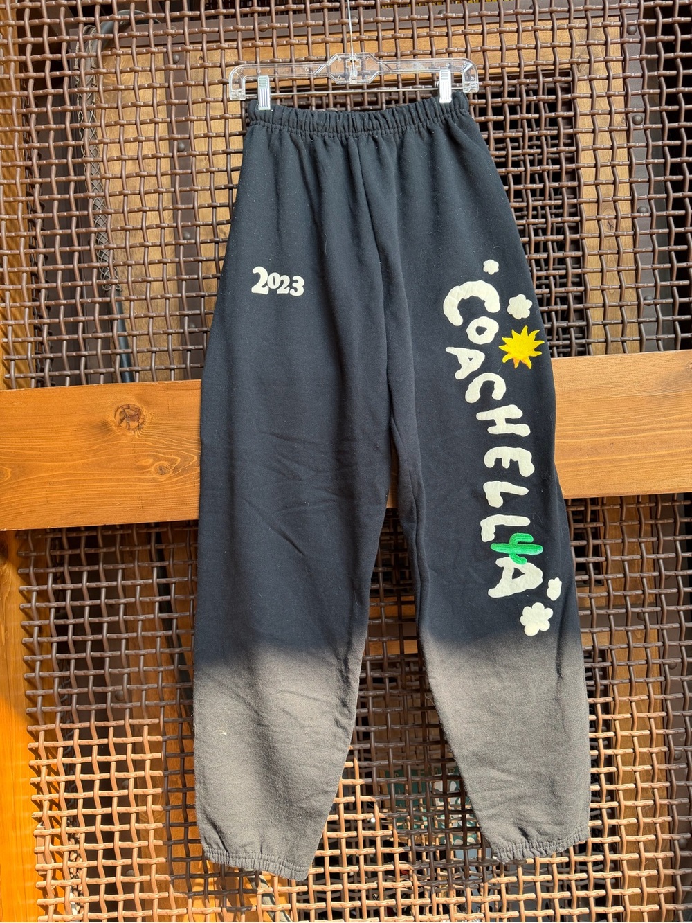 Coachella 2023 Black Graphic Sweatpants